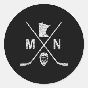 State of Man Hockey Look Ronde Sticker