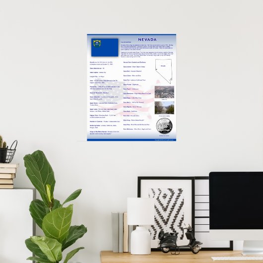 State of Nevada, NV Posters (Bureau à domicile)