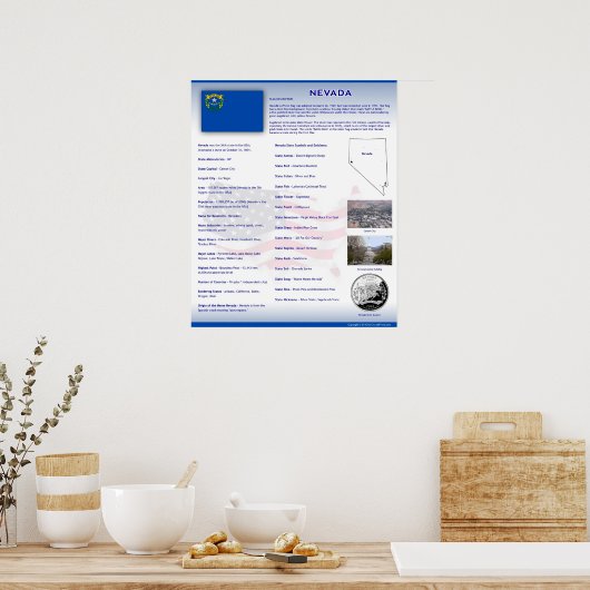 State of Nevada, NV Posters (Cuisine)