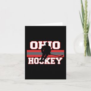 State of Ohio ijshockeyspeler Gear sportcoach Kaart