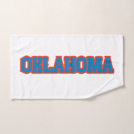 State of Oklahoma Pride Custom Handdoek