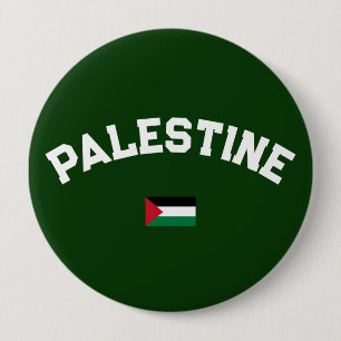 State of Palestine Varsity College Ronde Button 4,0 Cm