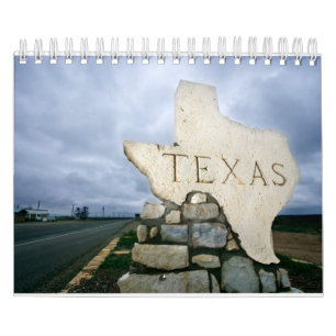 State of Texas Collectie Wall Calendar Kalender