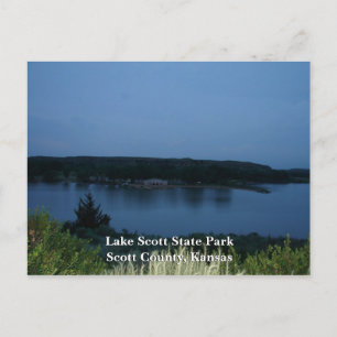 State Park Beach House-Lake Scott Briefkaart