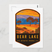 State Park beer Lake Park Briefkaart (Voorkant / Achterkant)
