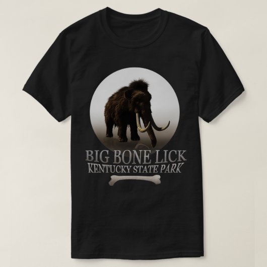State Park Big Bone Lick Kentucky T-shirt (Design voorkant)