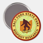 State Park Bigfoot Research Magneet (Voorkant / Achterkant)