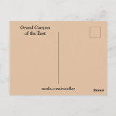 State Park Letchworth Briefkaart (Achterkant)