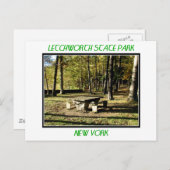 State Park Letchworth - Tea Table Rock Briefkaart (Voorkant / Achterkant)