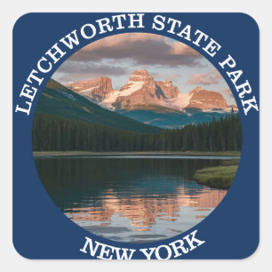 State Park Letchworth Vierkante Sticker