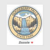 State Park Minnesota Badge Gooseberry Herfsten Sticker (Vel)