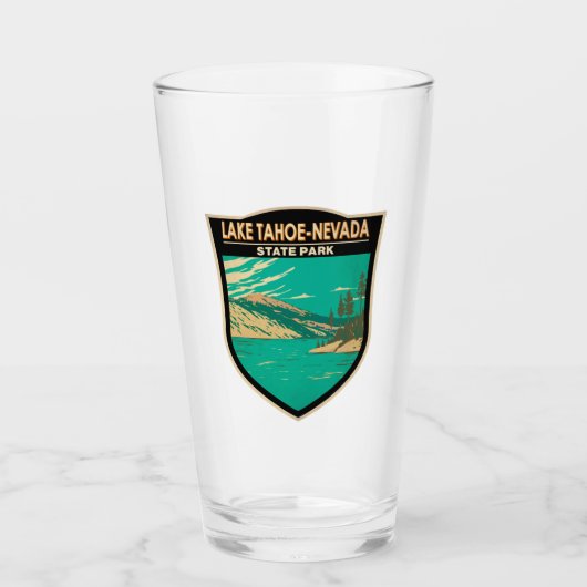 State Park Nevada  meer van het meer van Tahoe Nev Glas (Voorkant)