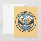 State Park New York Badge Herfsten Briefkaart (Voorkant / Achterkant)