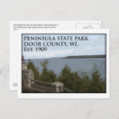 State Park Peninsula Briefkaart (Voorkant / Achterkant)