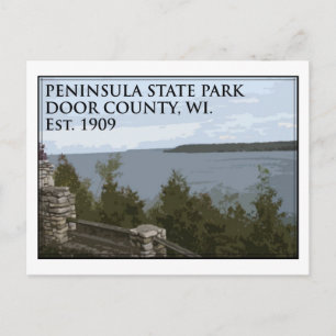 State Park Peninsula Briefkaart