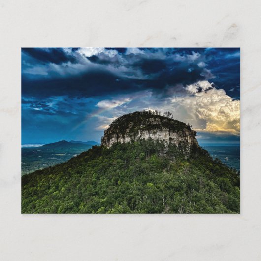State Park Pilot Mountain NC | na de regenboog van Briefkaart (Voorkant)