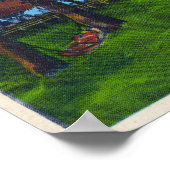 State Park Scene bij het meer Cayuga Poster (Hoek)