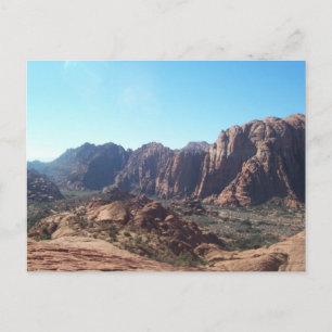 State Park Snow Canyon Briefkaart