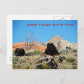 State Park Snow Valley Briefkaart (Voorkant / Achterkant)