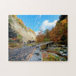 State Park Taughannock Herfsten Legpuzzel
