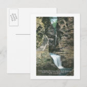 State Park Uitzicht of Curtain en Cavern Cascades Briefkaart (Voorkant / Achterkant)