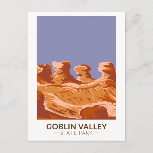 State Park Utah Briefkaart (Voorkant)