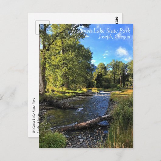 State Park Wallowa Lake, OR Briefkaart (Voorkant / Achterkant)