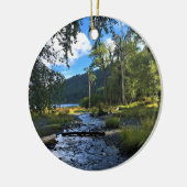 State Park Wallowa Lake, OR Keramisch Ornament (Links)