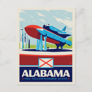 State Pride   Alabama Briefkaart