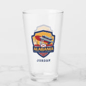 State Pride | Alabama Glas (Achterkant)