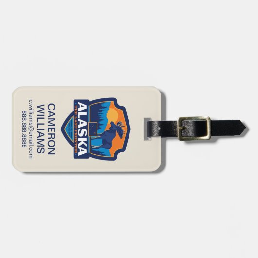 State Pride | Alaska Bagagelabel (Voorkant horizontaal)