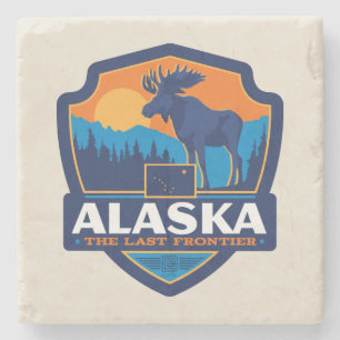 State Pride   Alaska Stenen Onderzetter