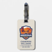 State Pride | Arizona Bagagelabel (Achterkant verticaal)