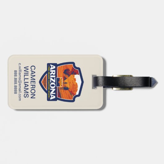 State Pride | Arizona Bagagelabel (Achterkant horizontaal)