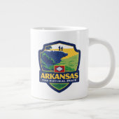 State Pride | Arkansas Extra Grote Beker (Rechts)