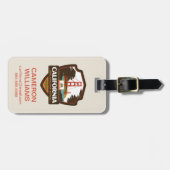 State Pride | Californië Bagagelabel (Voorkant horizontaal)