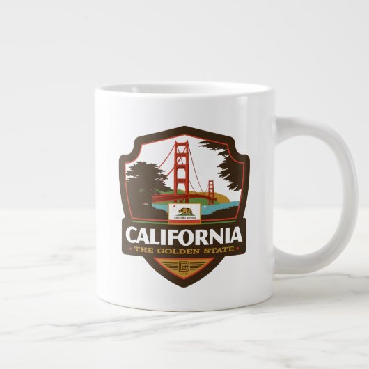 State Pride | Californië Extra Grote Beker (Rechts)