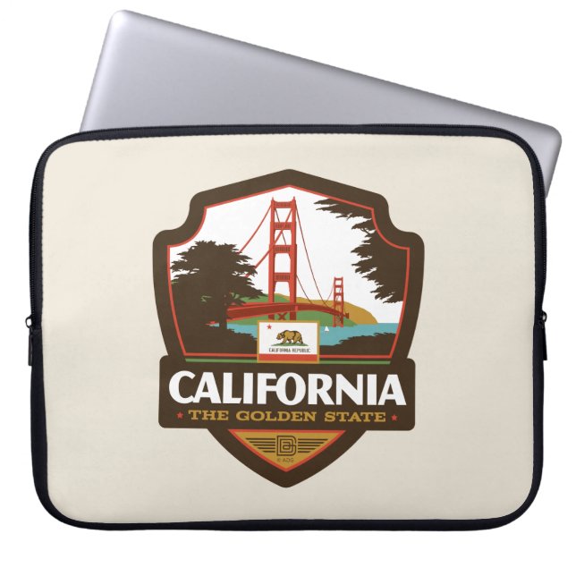 State Pride | Californië Laptop Sleeve (Voorkant)