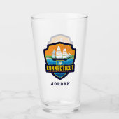 State Pride | Connecticut Glas (Voorkant)