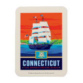 State Pride | Connecticut Magneet (Verticaal)