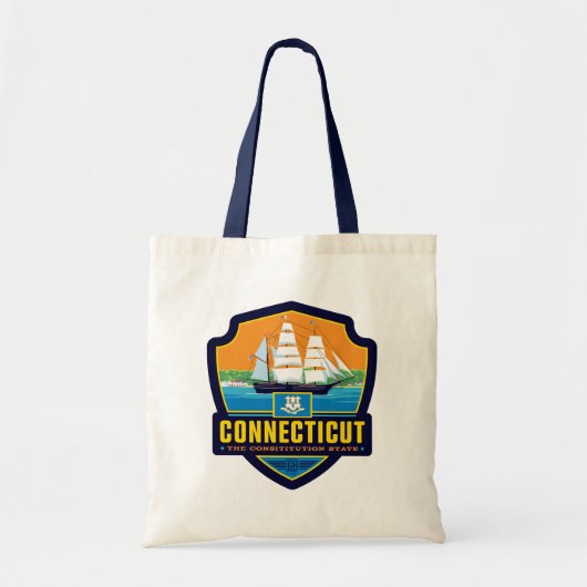 State Pride | Connecticut Tote Bag (Voorkant)