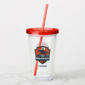 State Pride | Delaware Acryl Drinkbeker (Achterkant)