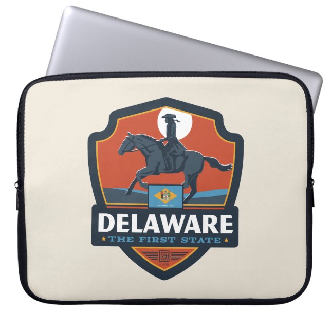 State Pride | Delaware Laptop Sleeve (Voorkant)