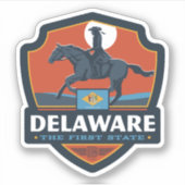 State Pride | Delaware Sticker (Voorkant)