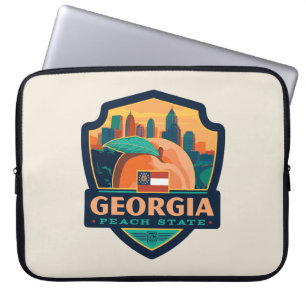 State Pride Georgië Laptop Sleeve