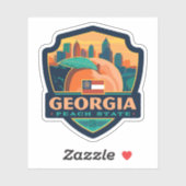 State Pride | Georgië Sticker (Vel)