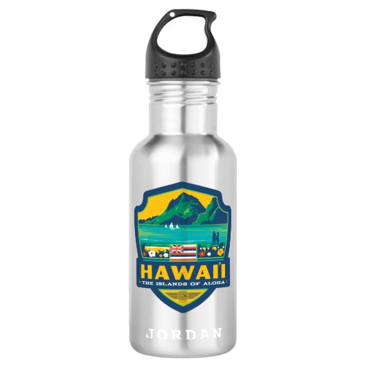 State Pride | Hawaii Waterfles (Voorkant)