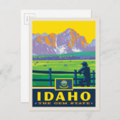 State Pride | Idaho Briefkaart (Voorkant / Achterkant)
