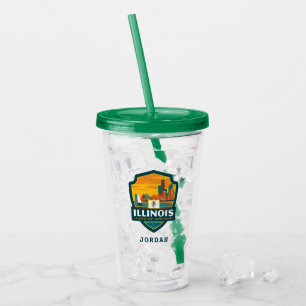 State Pride   Illinois Acryl Drinkbeker