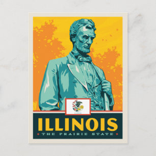 State Pride   Illinois Briefkaart